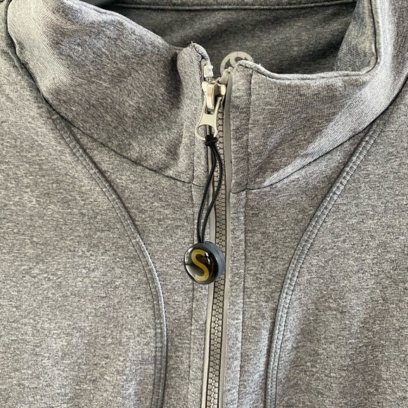 Shape Tru Form Zip Front Activewear Jacket Gray NWT Size L - Picture 6 of 11